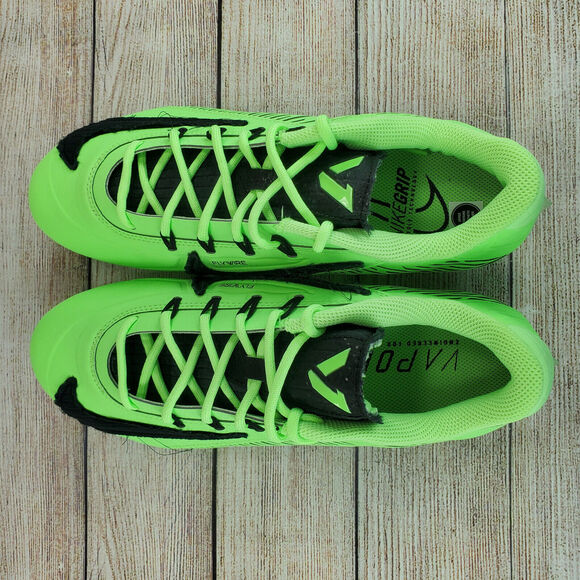 Nike Vapor Edge 360 VC 'Lime Blast' Football Cleats Men's Size 7 - Picture 7 of 10
